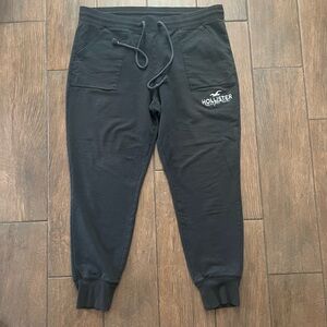 Hollister Ultra High Rise Black Sweatpants size XL